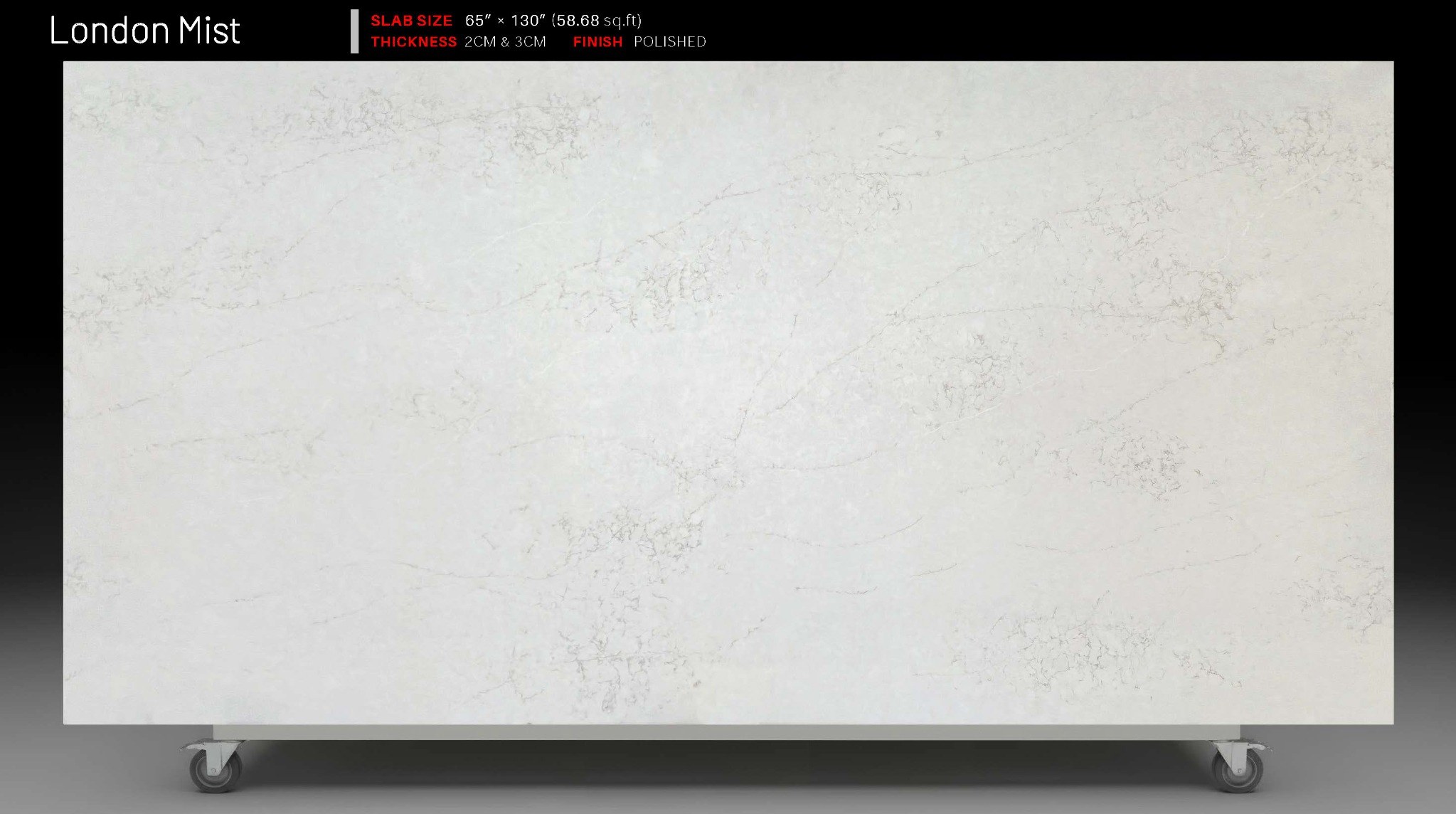 IDEAL QUARTZ® London Mist full slab