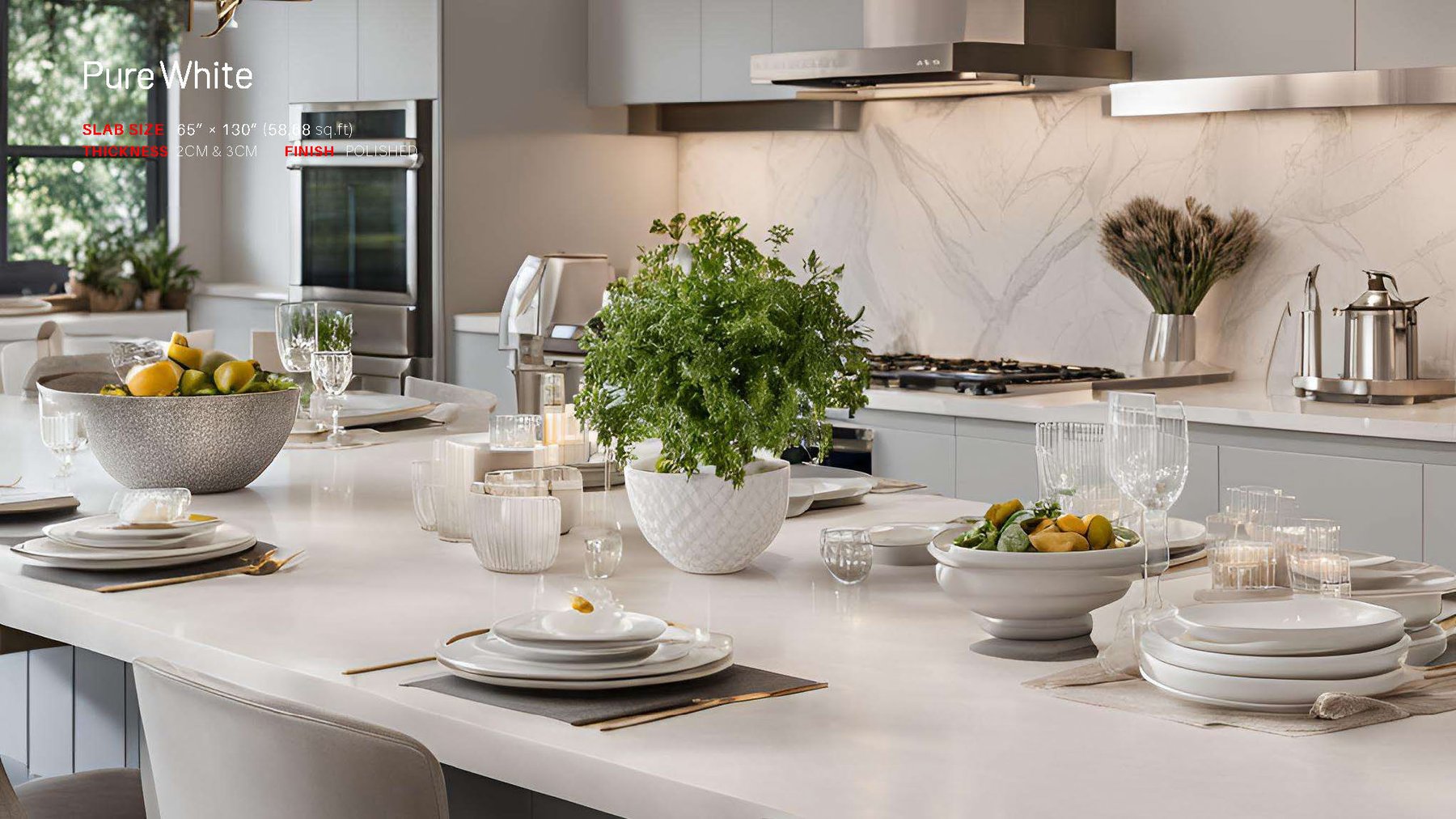 IDEAL QUARTZ® Pure White application